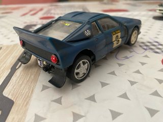 Coche Scalextric Lancia 027  Rally