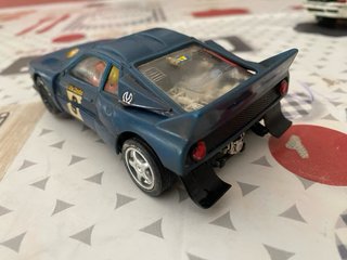 Coche Scalextric Lancia 027  Rally