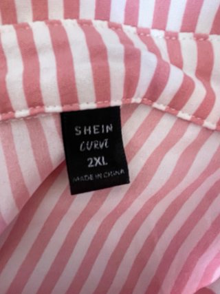 Camicia curvy a maniche corte
