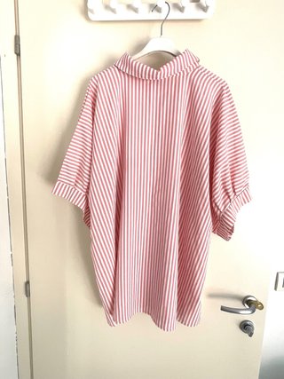 Camicia curvy a maniche corte