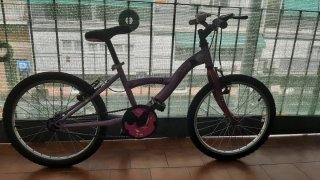 Bicicleta infantil morada