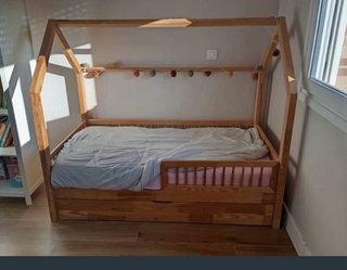 Cama Montessori nido madera