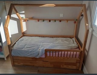 Cama Montessori nido madera