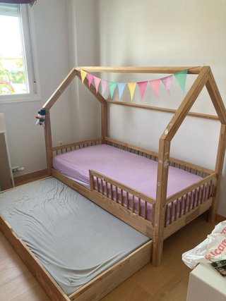 Cama Montessori nido madera