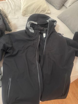 Chaqueta 3/4 Decathlon Negra
