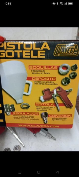 Pistola para gotele
