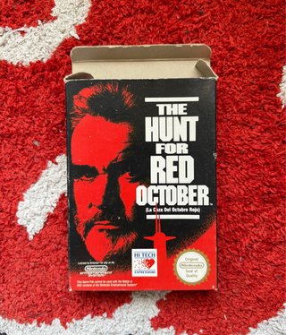 The Hunt for Red October NES (Caja y Manual)