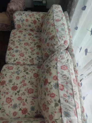 Sofá 2 plazas Ikea Ektorp estampado floral