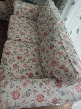 Sofá 2 plazas Ikea Ektorp estampado floral