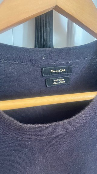 Camiseta Massimo Dutti Azul Talla XL