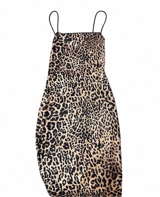 Vestido largo leopardo