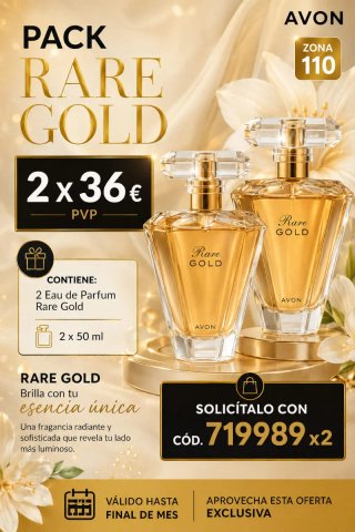 Perfume Rare Gold Avon Eau de Parfum