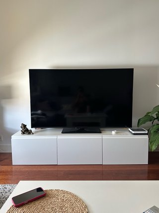 Mueble TV Ikea Besta Blanco