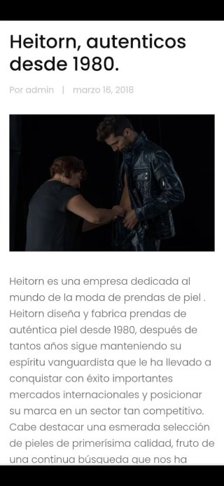 Chaleco Heitorn de piel