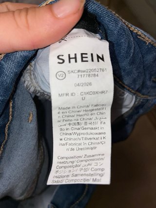 Pantalón pirata vaquero azul