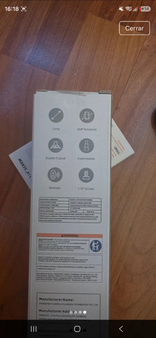 Trípode SelfieStick 1.80m