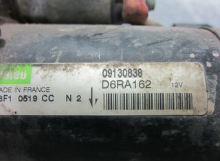 Motor arranque D6RA162 Opel Astra G 1512849