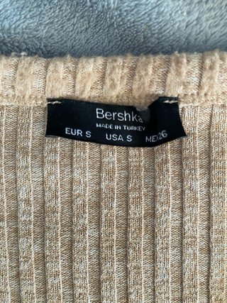 Jersey marrón de canalé