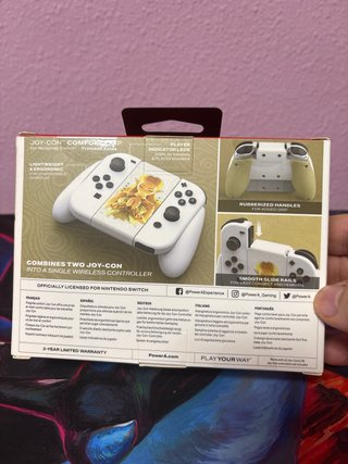 Joy-Con Grip PowerA Princesa Zelda Precintado