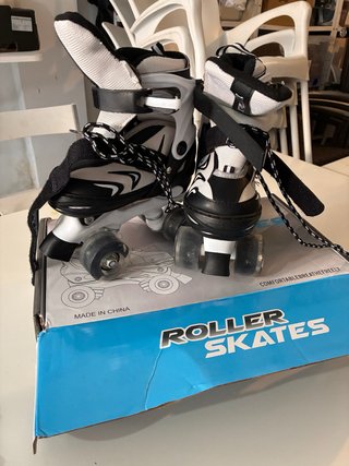 Patines para niños talla ajustable y luces