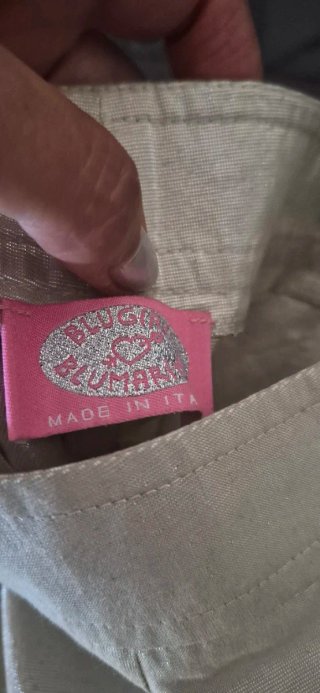 Pantaloni Blugirl Blumarine Beige/Argento
