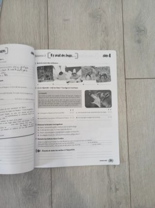 LIBROS DE FRANCES 4 NIVEL A2- COMO NUEVOS