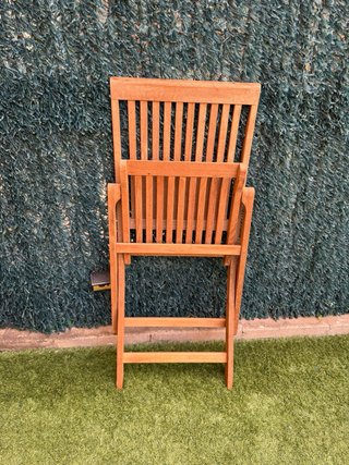 Sillas de teca plegables para exterior