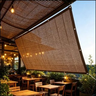 Toldo Vela Malla Sombra Rectangular 2X5