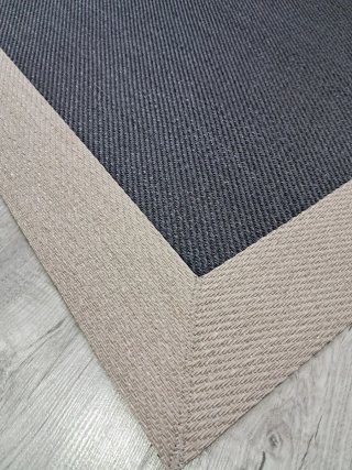 Alfombra Vinilo Negro/Gris Antideslizante