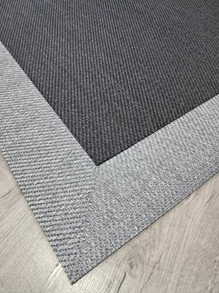 Alfombra Vinilo Negro/Gris Antideslizante
