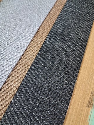 Alfombra Vinilo Negro/Gris Antideslizante