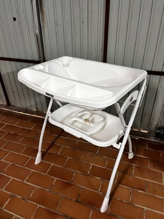 Bañera bebé con soporte plegable