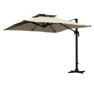 Sombrilla Jardín 300x300cm Beige