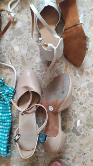 Lote Zapatos Baile Mujer Talla 35 tres pares