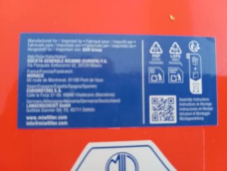 Filtro Aire MIW Kymco Grand Dink 125/150/250