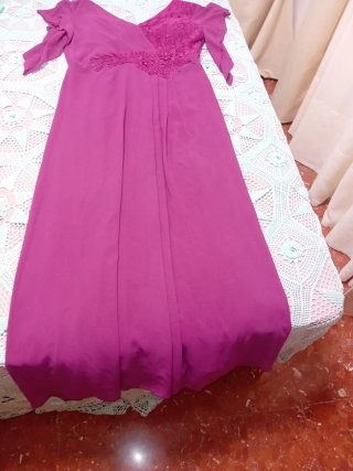 Vestido elegante rosa/morado