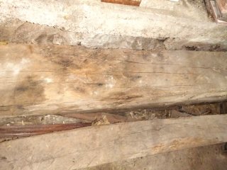 3 Vigas de Madera Antigua