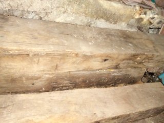 3 Vigas de Madera Antigua