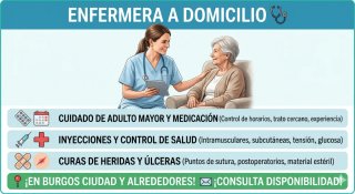 Cuidado de enfermería a adultos a domicilio