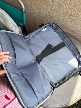 Bolso portátil Targus negro y azul