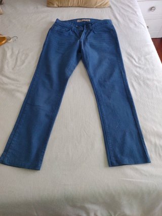 Pantalón vaquero azul 5 bolsillos