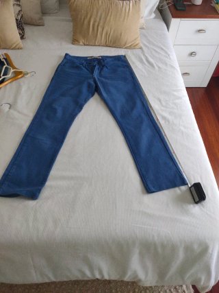 Pantalón vaquero azul 5 bolsillos