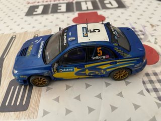 Scalextric Subaru WRC Coche de Carreras
