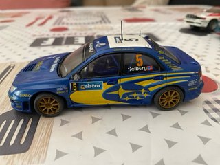 Scalextric Subaru WRC Coche de Carreras