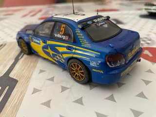 Scalextric Subaru WRC Coche de Carreras