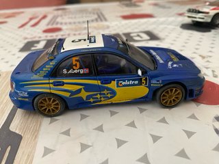 Scalextric Subaru WRC Coche de Carreras