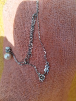 Collar Tous Oso Perla Plata 925