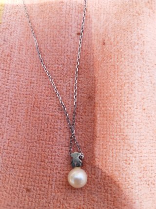 Collar Tous Oso Perla Plata 925
