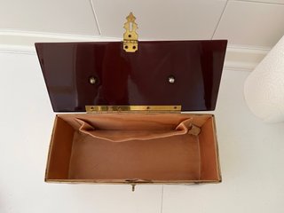 Bolso vintage años 50 dorado.
