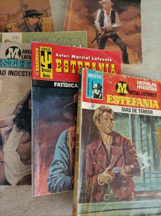 400 novelas del oeste ,el 90%de MARCIAL LA FUENTE